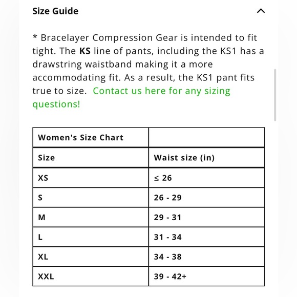 NWT Bracelayer Women KS1 Ski Boot Cut 7/8 Thermal Base Layer Knee Support Small - Picture 7 of 7